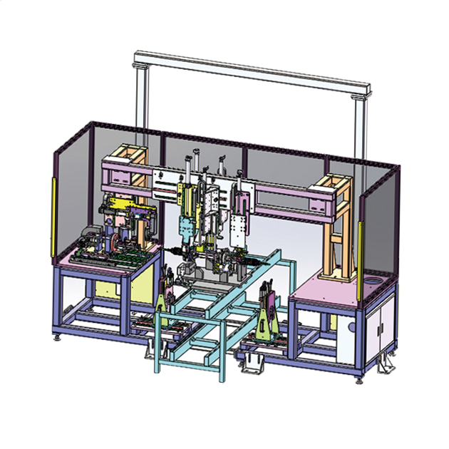 Automobile steering unit assembly equipment